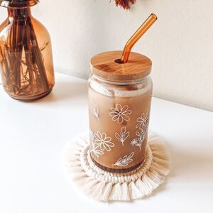 NWT Macrame Beverage Coaster